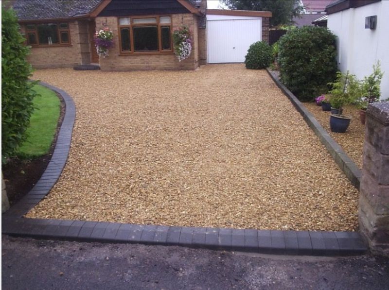 Gravel driveway