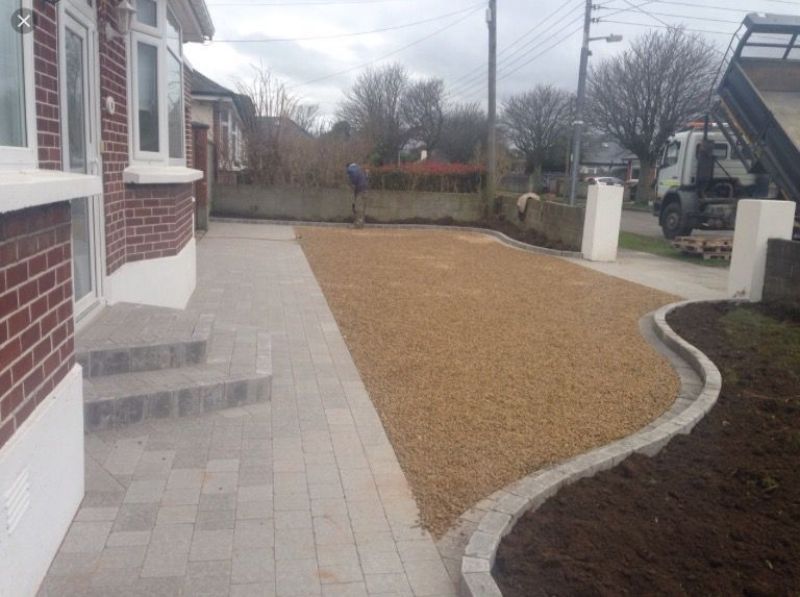 Gravel driveway