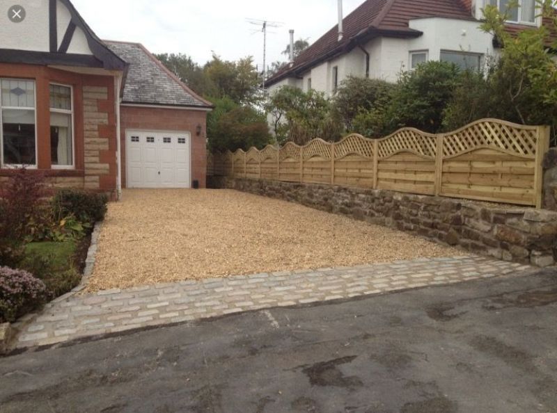 Gravel driveway