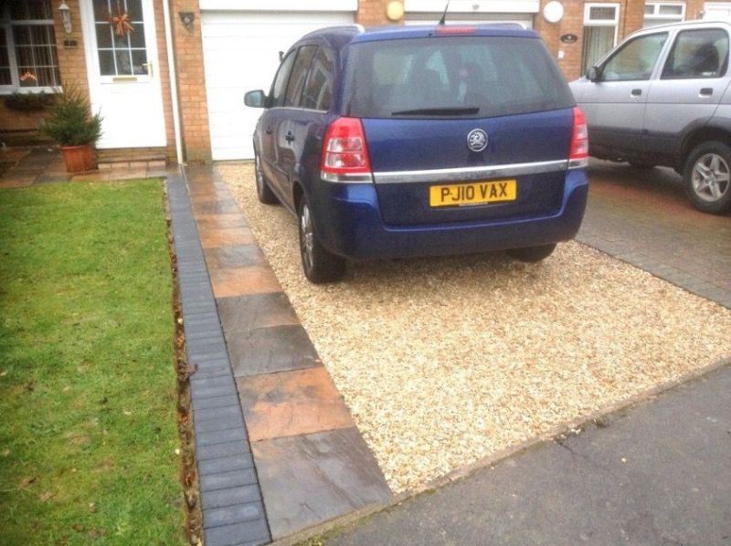 Gravel driveway