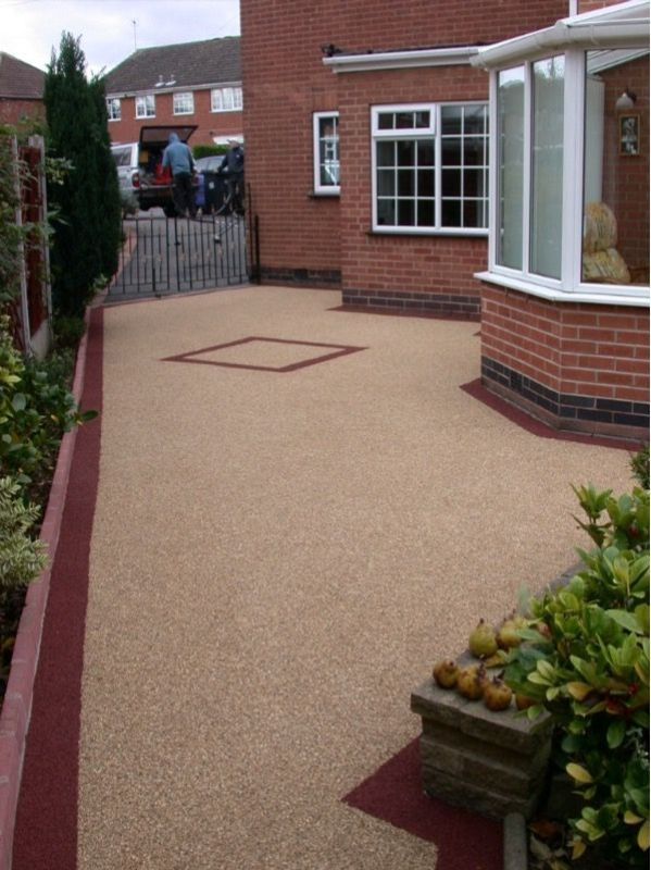 Resin driveway for a previous customer