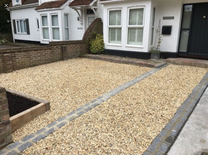 Gravel driveway