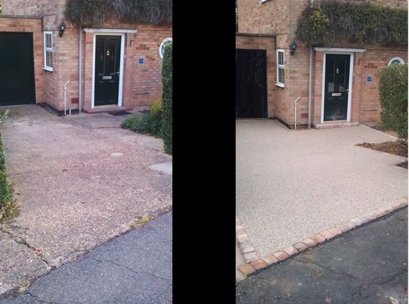 Resin driveway for a previous customer