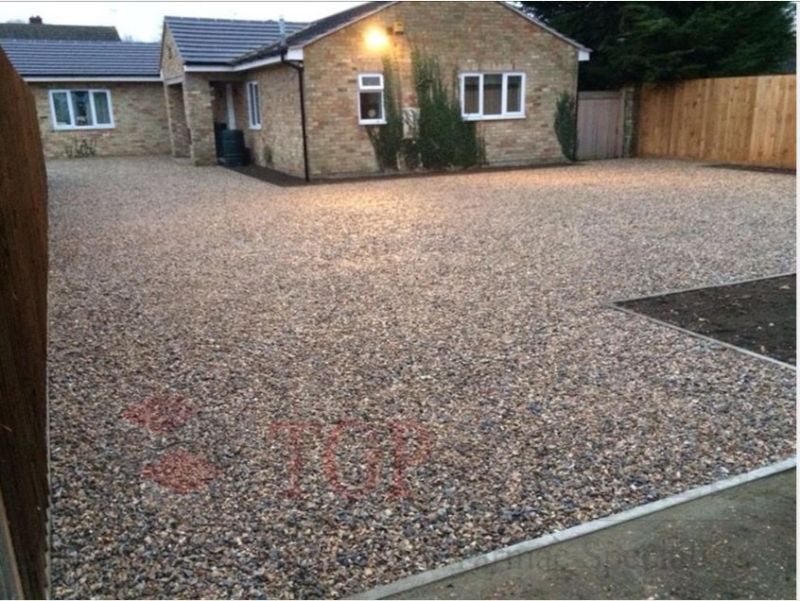 Gravel driveway